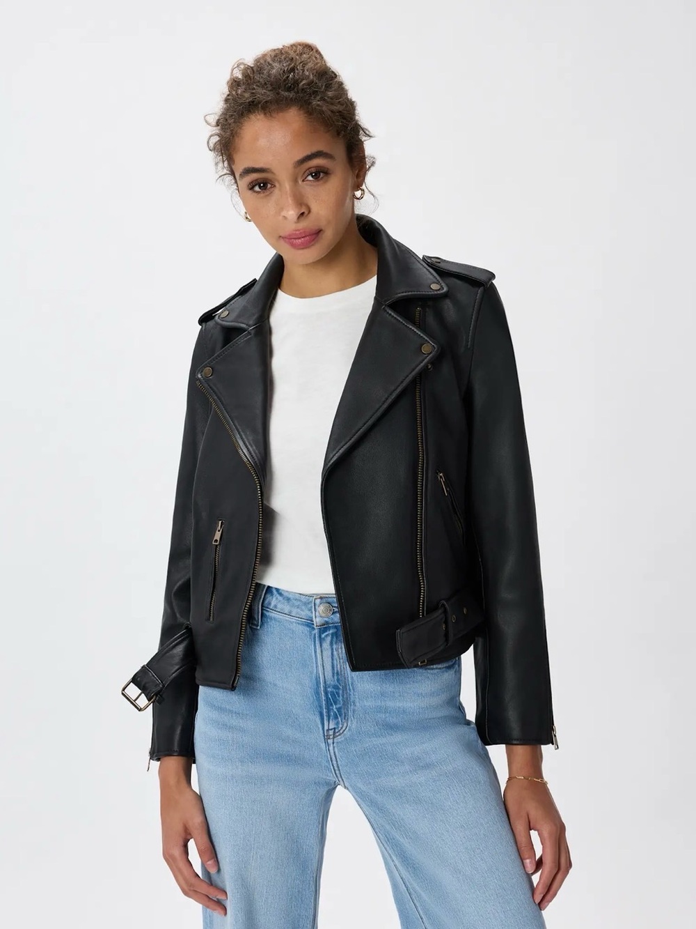 NWT XL 100% Leather Motorcycle Jacket